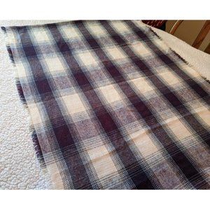 Plaid infinity scarf LIKE NEW